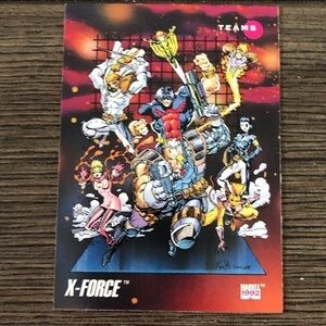 1992 Marvel Trading Card: Teams: X-Force #172